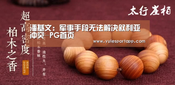 潘基文:军事手段无法解决叙利亚冲突-PG首页(图3) PG首页